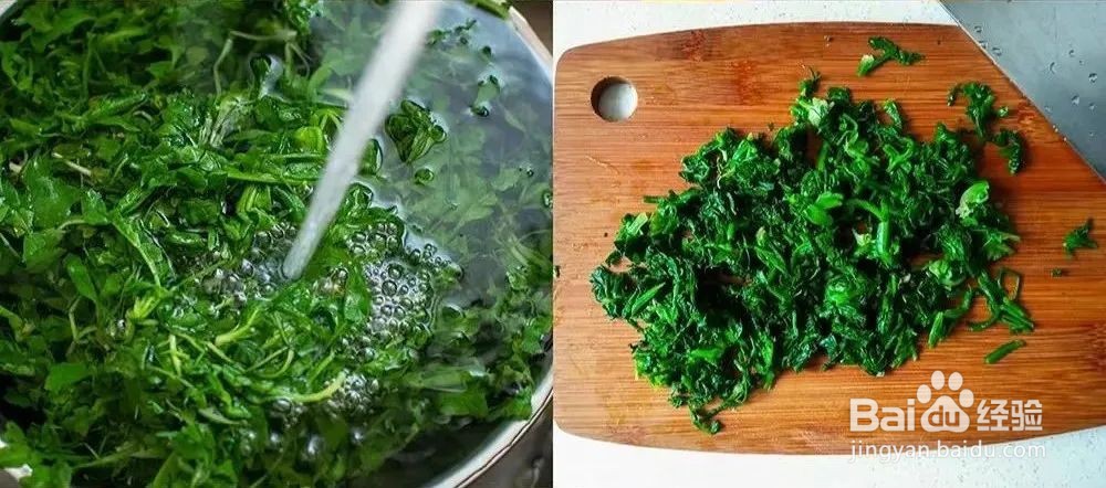 荠菜鲜虾豆腐羹