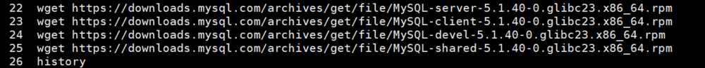 rpm包安装MySQL数据库
