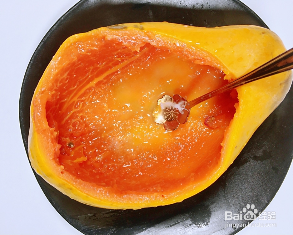 一个人做木瓜炖雪蛤