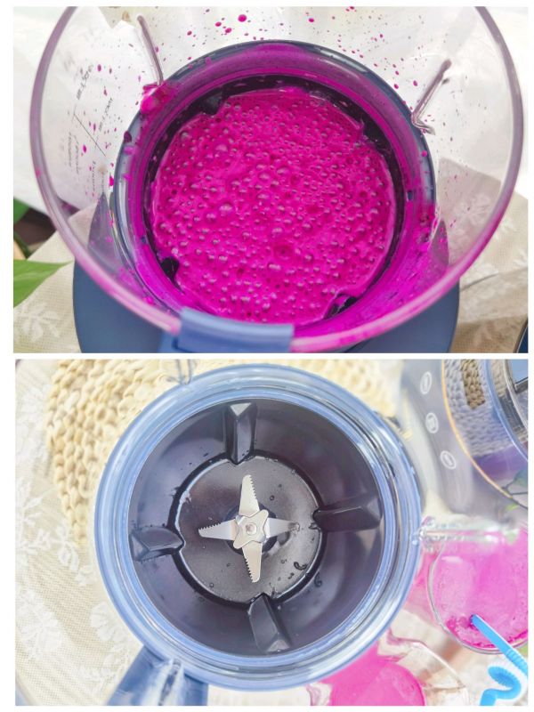 火龙果芒果酸奶奶昔