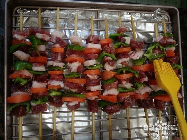 烤箱版烤羊肉串