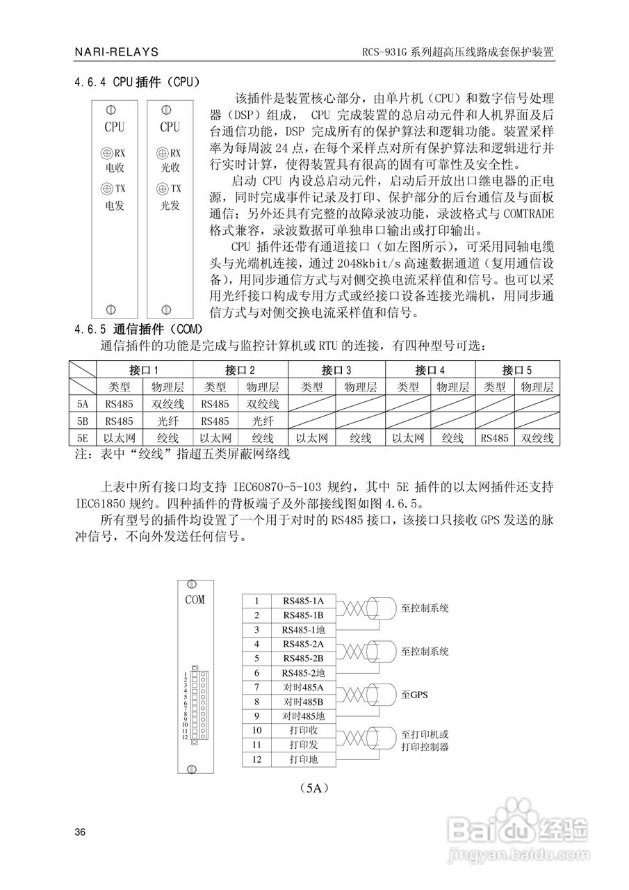 RCS-931G系列超高压线路电流差动保护装置技术和使用说:[4]