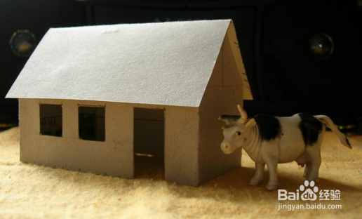 纸盒手工制作房子