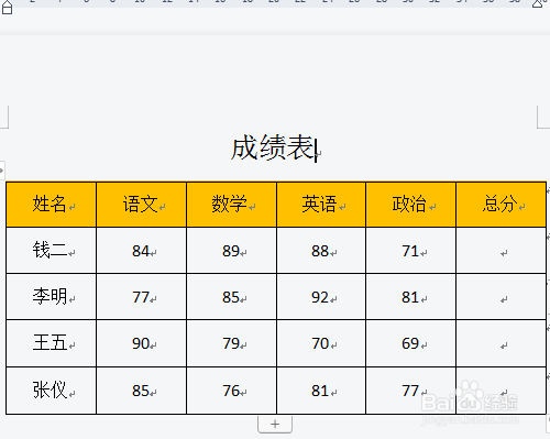 WPS怎样快速计算数据结果