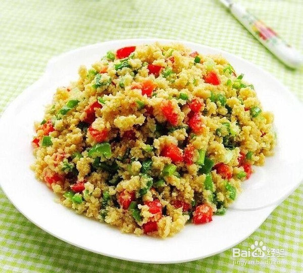 豆渣鸡蛋花做法