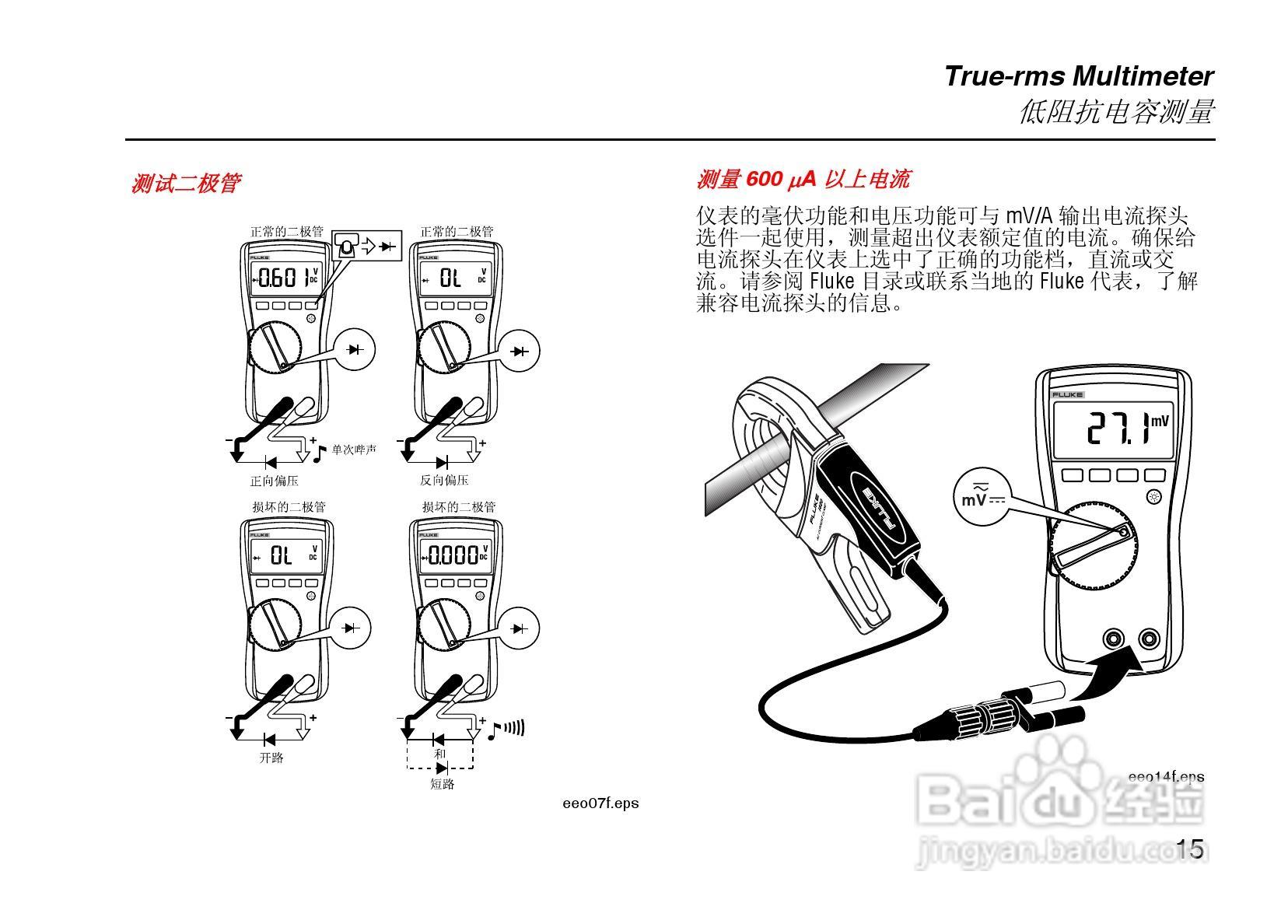 Fluke116C数字万用表说明书:[2]