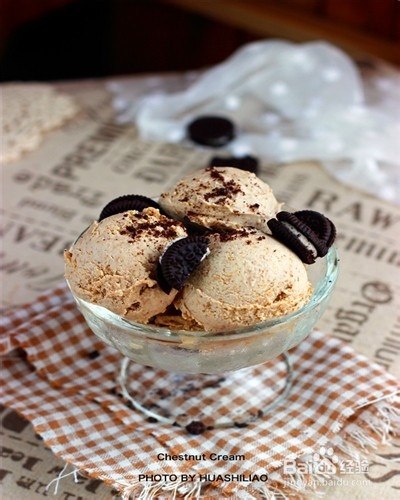 #清凉High一夏#【板栗椰奶冰淇淋】