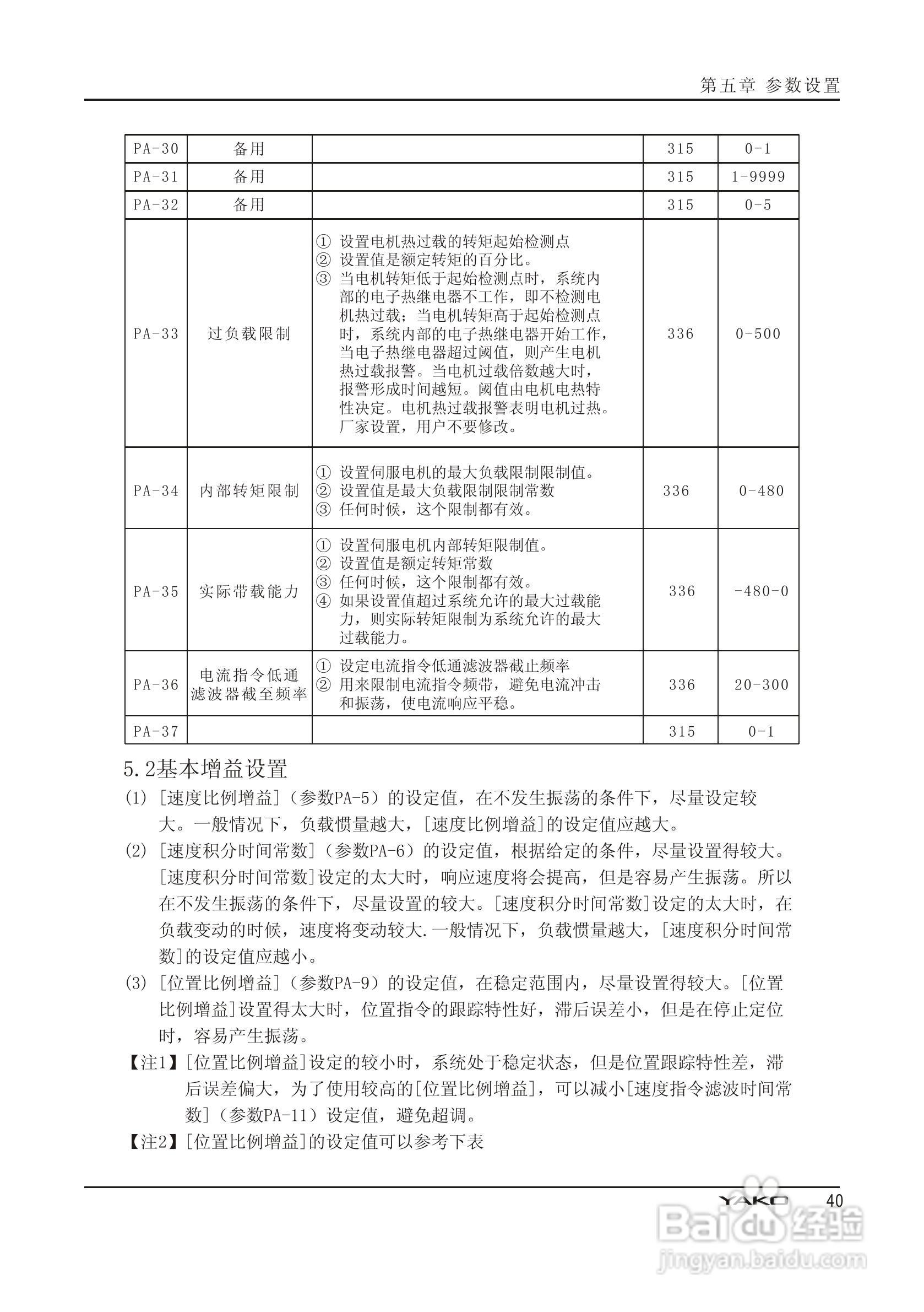 PSDD系列伺服驱动器使用手册:[5]