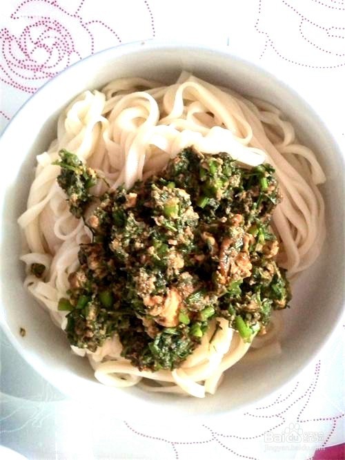 茴香打卤面超简单做法