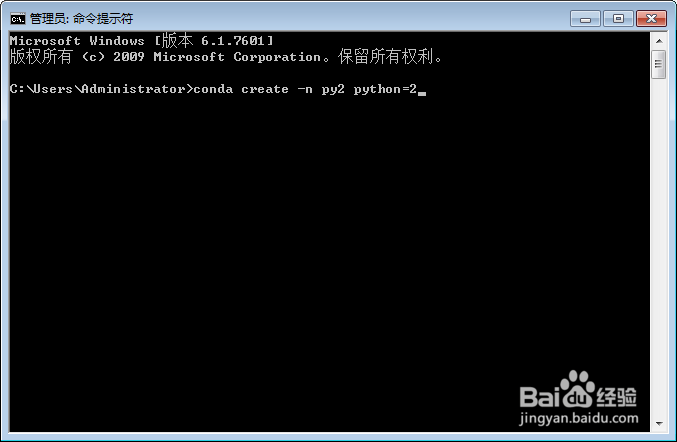 怎么在anaconda里面实现python2和3的切换