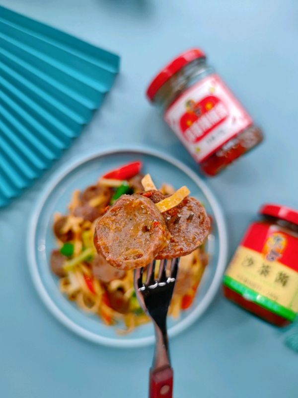 芹菜豆皮牛肉丸