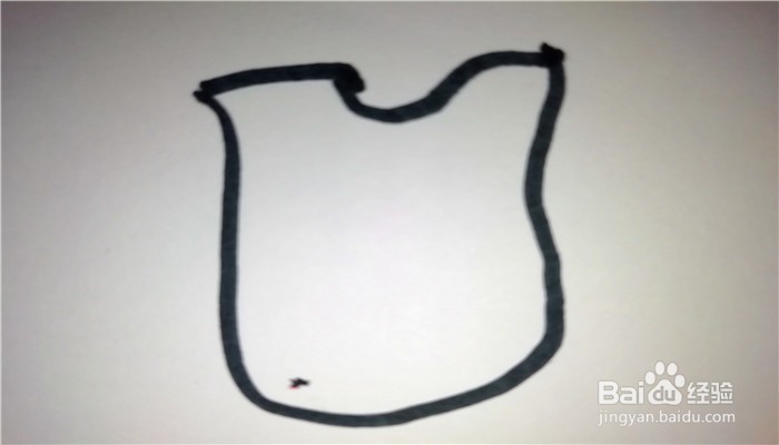 怎么样用简笔画画围兜