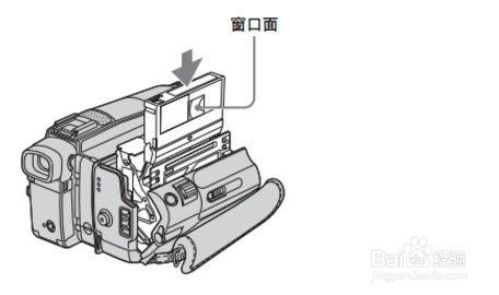 松下dv摄像机怎么放入DV卡带