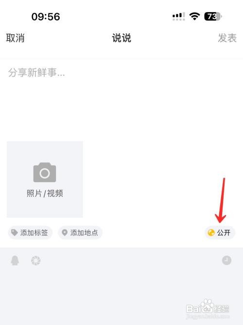 QQ空间怎么发表私密说说
