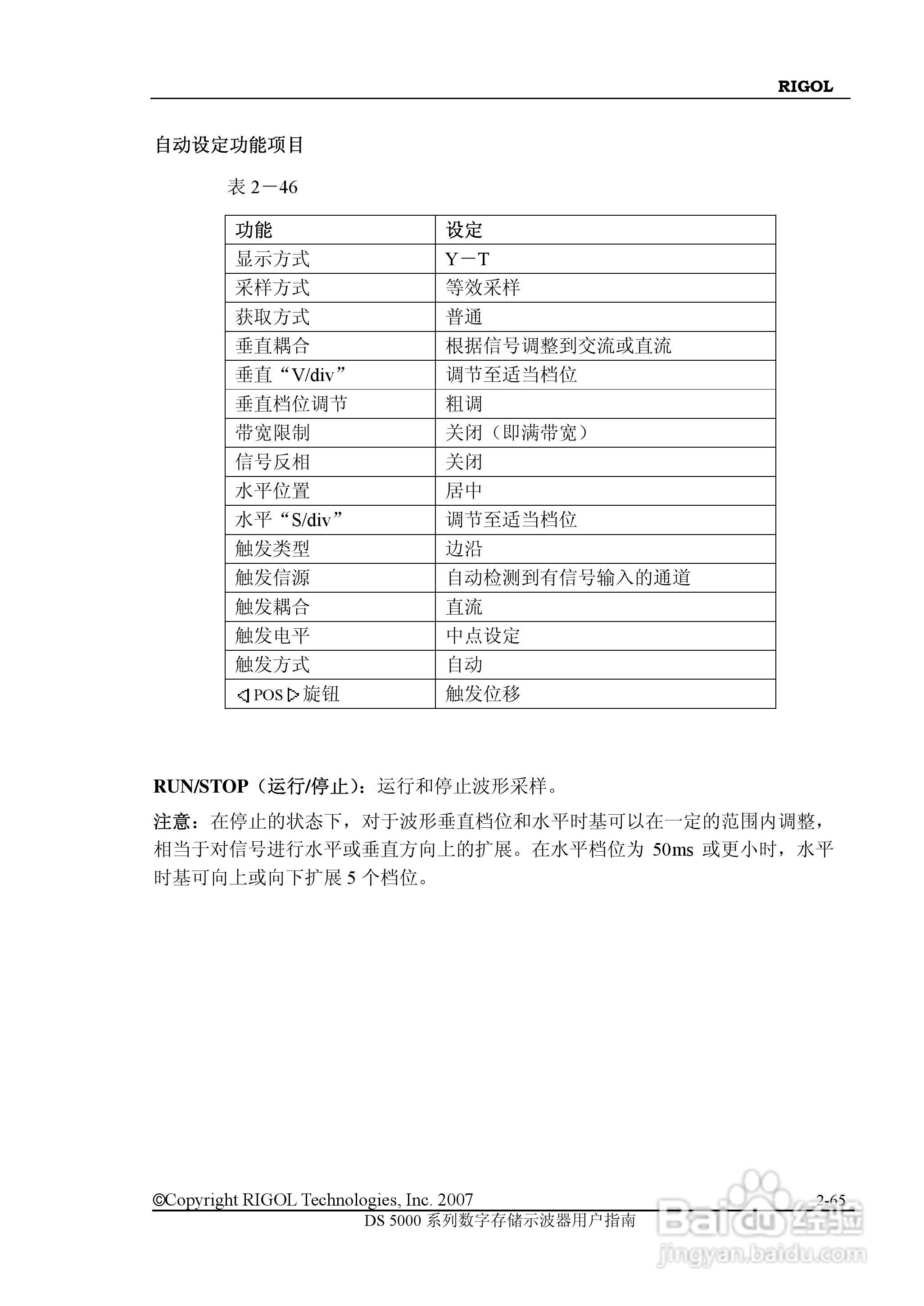 RIGOL数字示波器 DS5000 用户手册:[9]