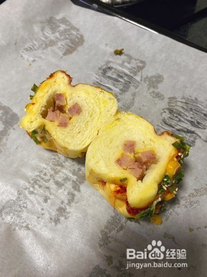 【香葱芝士火腿小面包】教程