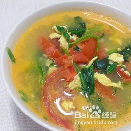 菠菜西红柿鸡蛋汤的做法