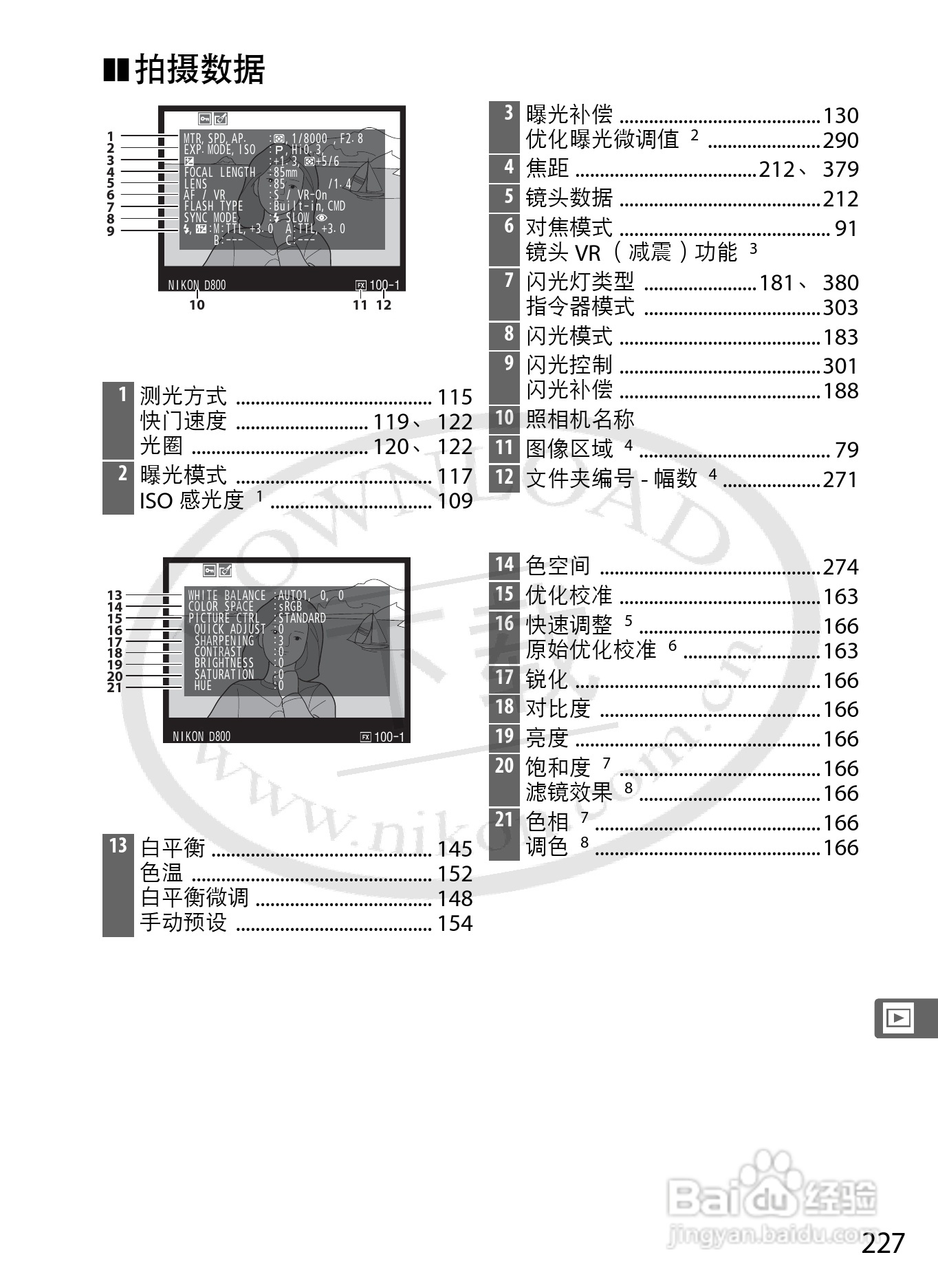 尼康D800E数码相机使用说明书:[26]