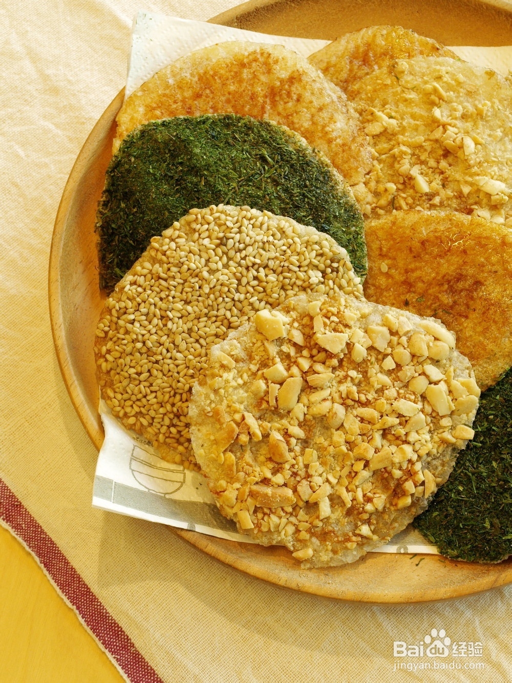 吃货美食-用剩饭做各种口味的仙贝！