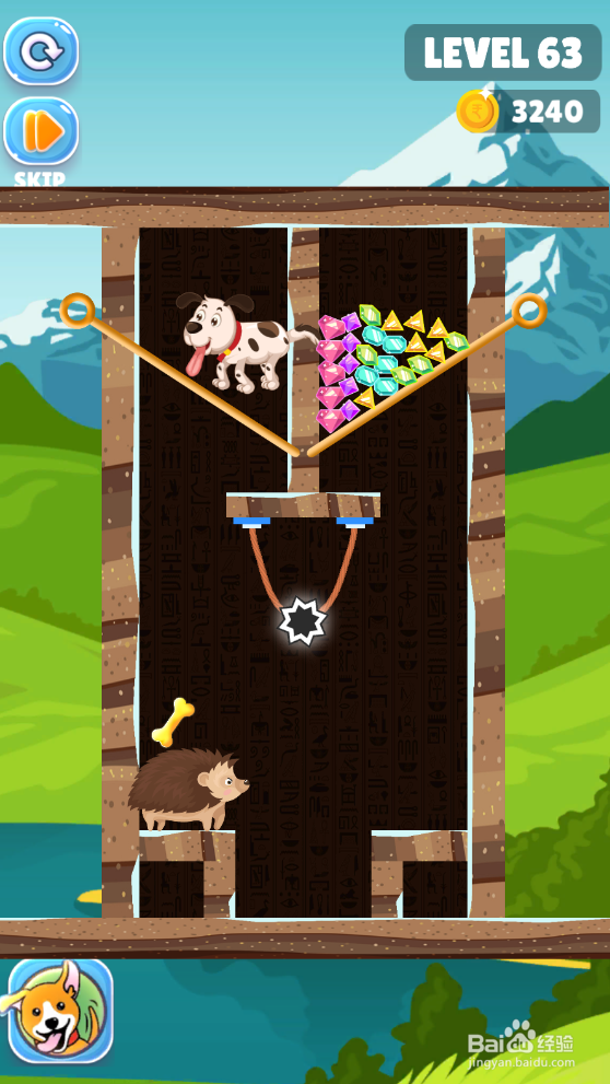 Save The Puppy的LEVEL 63怎样通关？