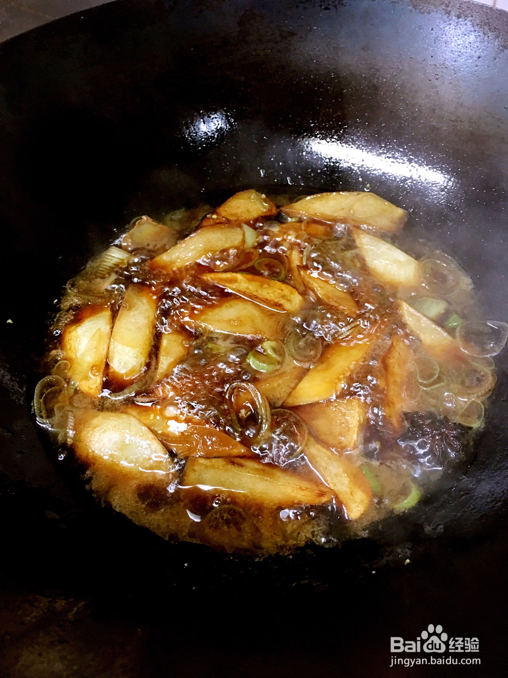 小鲍鱼炖土豆自己做