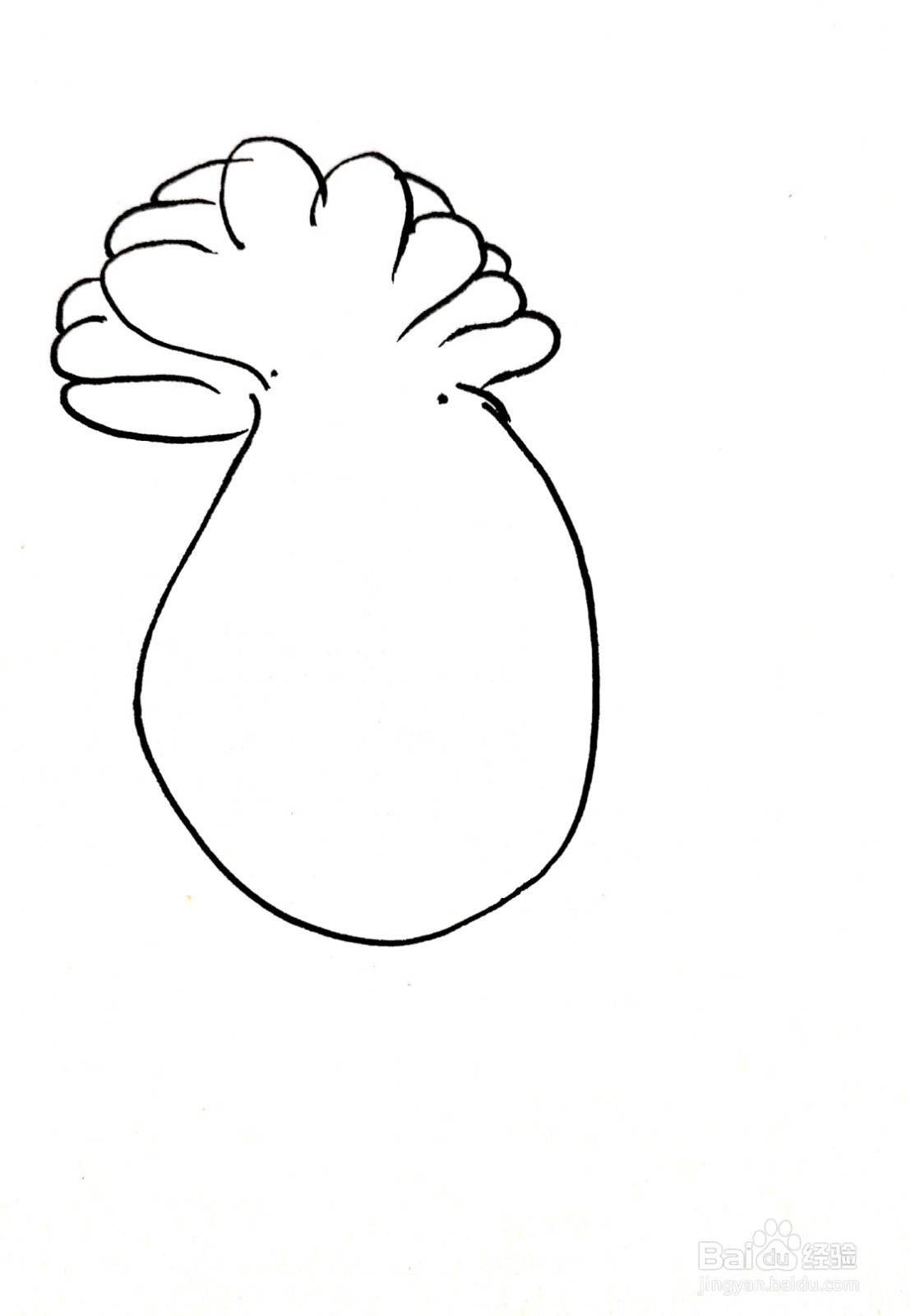 适合3-6岁的菜问幼儿简笔画