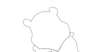 迪士尼维尼熊简笔画