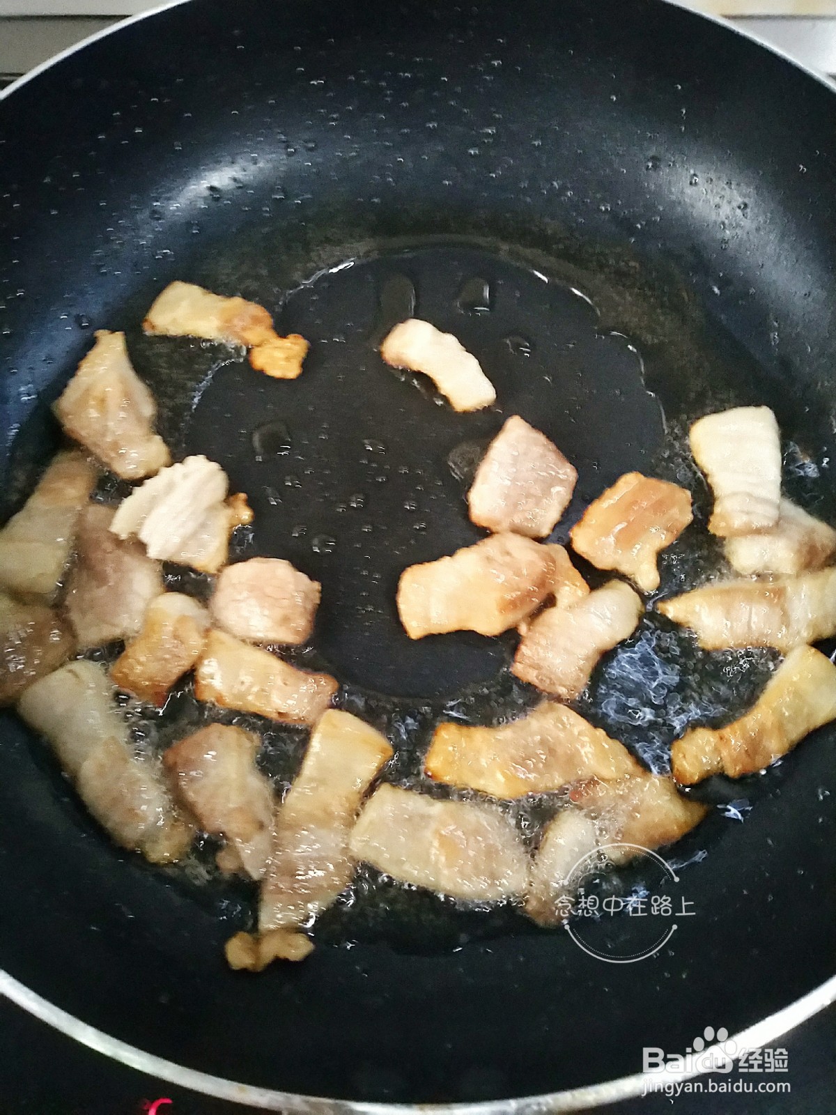 家常菜-五花肉炒蒜苗