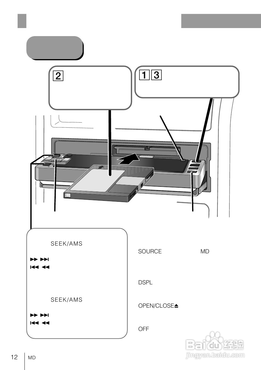 SONY MDX-G55 MD播放机说明书:[1]