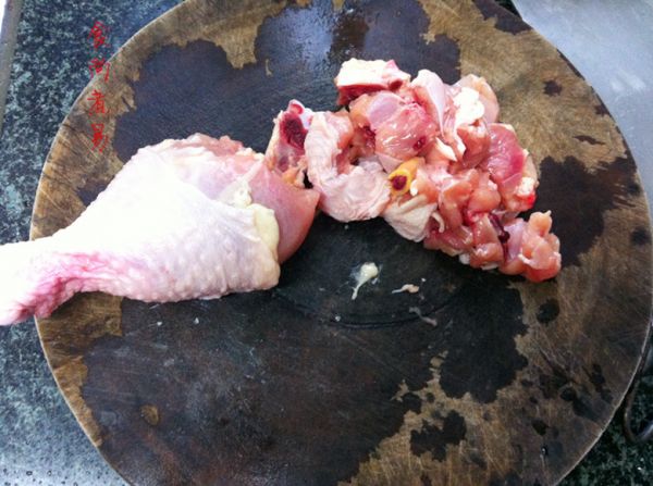 孜然杏鲍菇烤鸡腿
