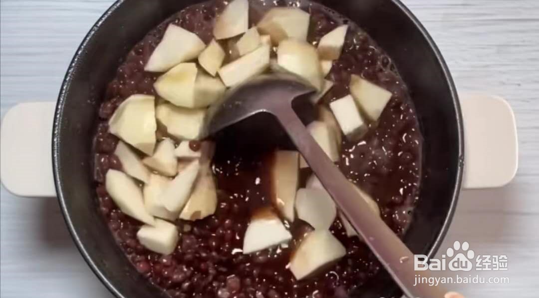 怎样制作桂花红豆芋头汤