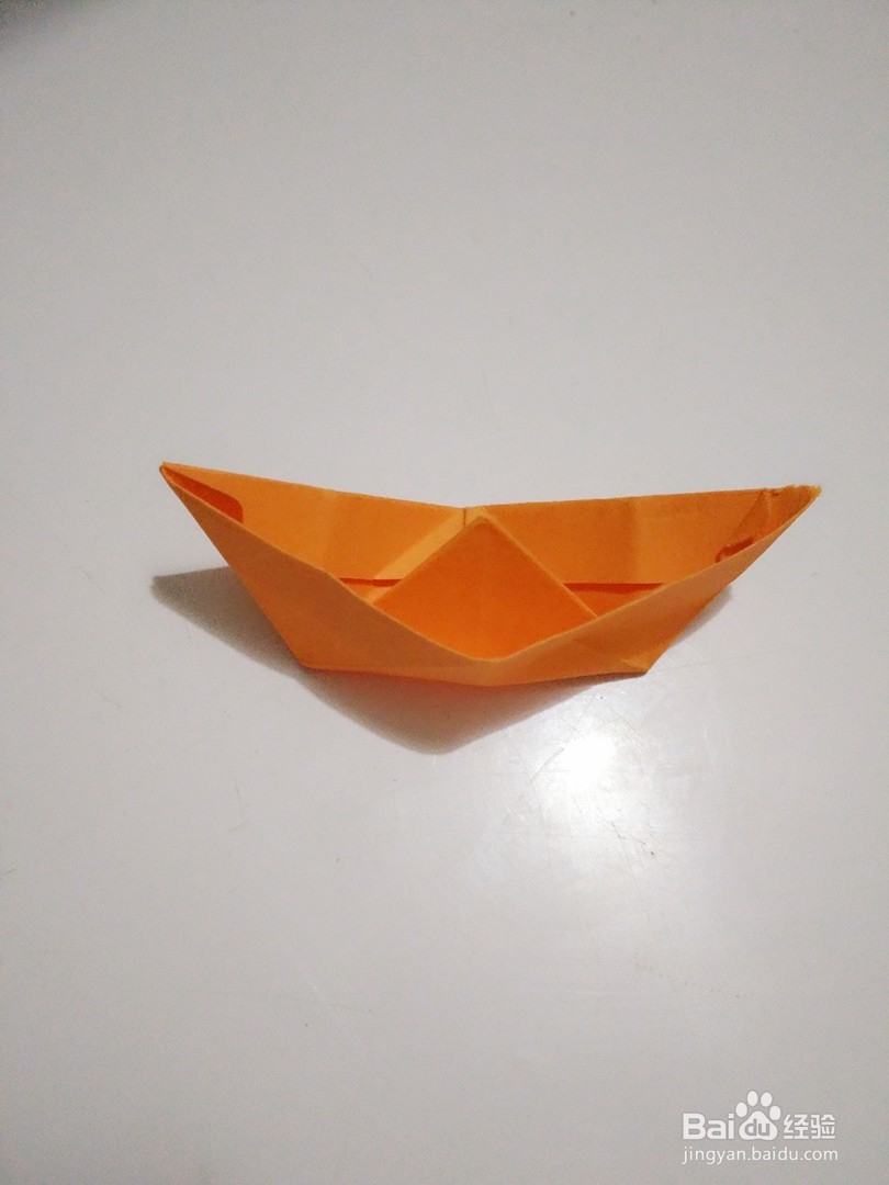 折纸小船的折法