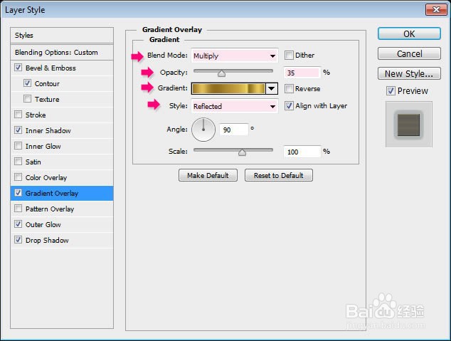 如何在Photoshop中制作缝合牛仔布文字效果