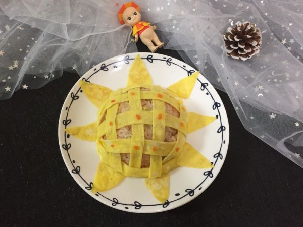 #柏翠辅食节-营养佐餐#向日葵蛋包饭