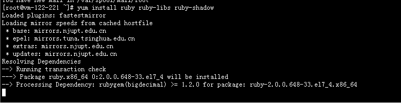 centos7安装puppet服务器