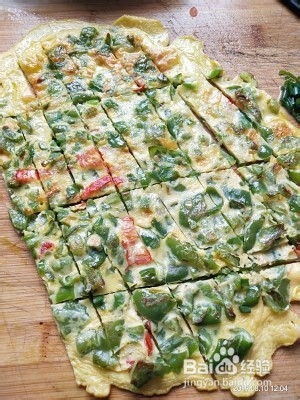 食补佳品炒青椒鸡蛋的做法