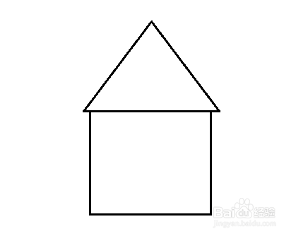 简笔画-创意房子的简笔画如何画