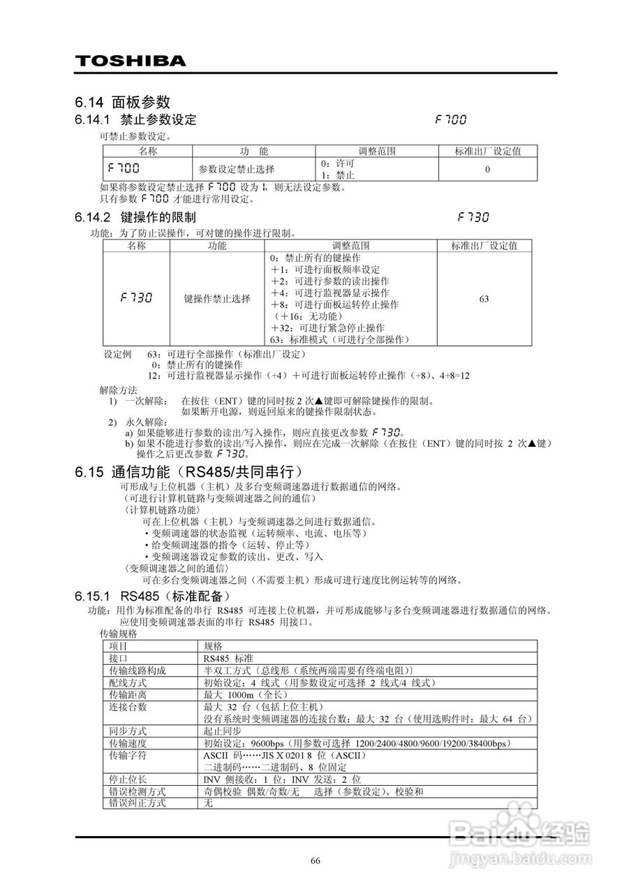 东芝VPFP-4315KP变频器中文说明书:[7]