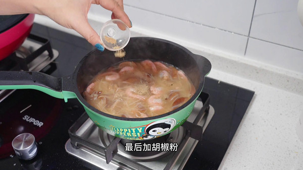 加拿大北极虾面线糊