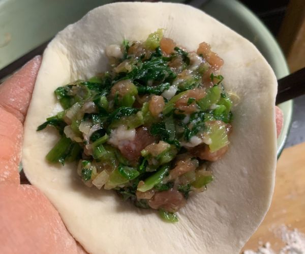 猪肉小白菜大包子