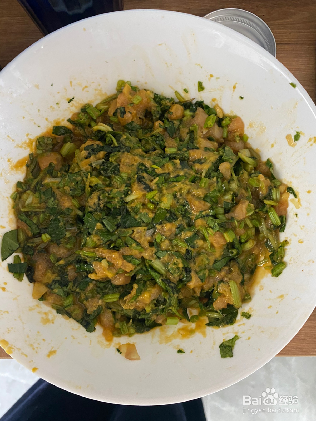 低脂玉米面鸡胸肉菠菜饼的做法