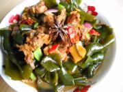 怎样自制海带炖鸭