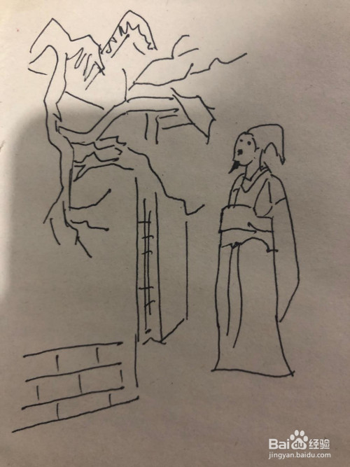 游园不值简笔画 全网资源