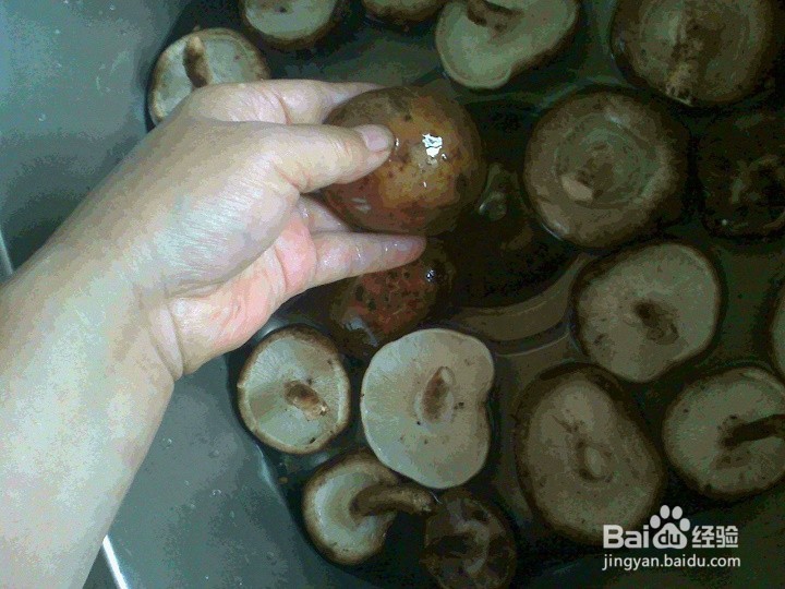 怎样省水清洗香菇