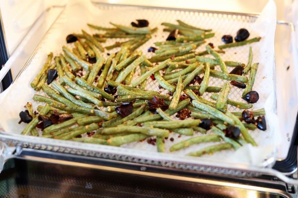 空气炸干煸豆角