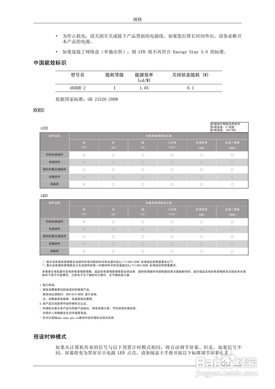 三星460DR-2液晶显示器使用说明书:[13]