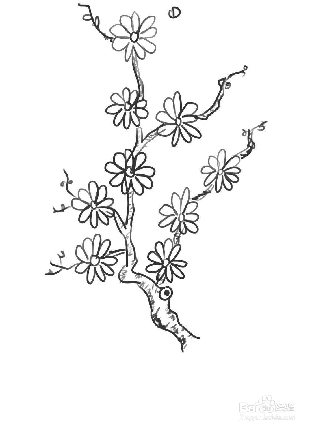 数九图画法图解