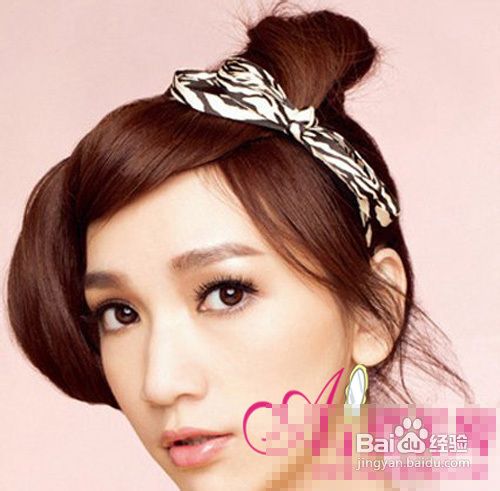 DIY森女系精致优雅盘发