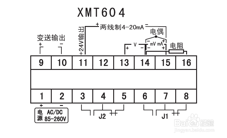 深圳市飞阳XMT604智能控制仪怎么设置？