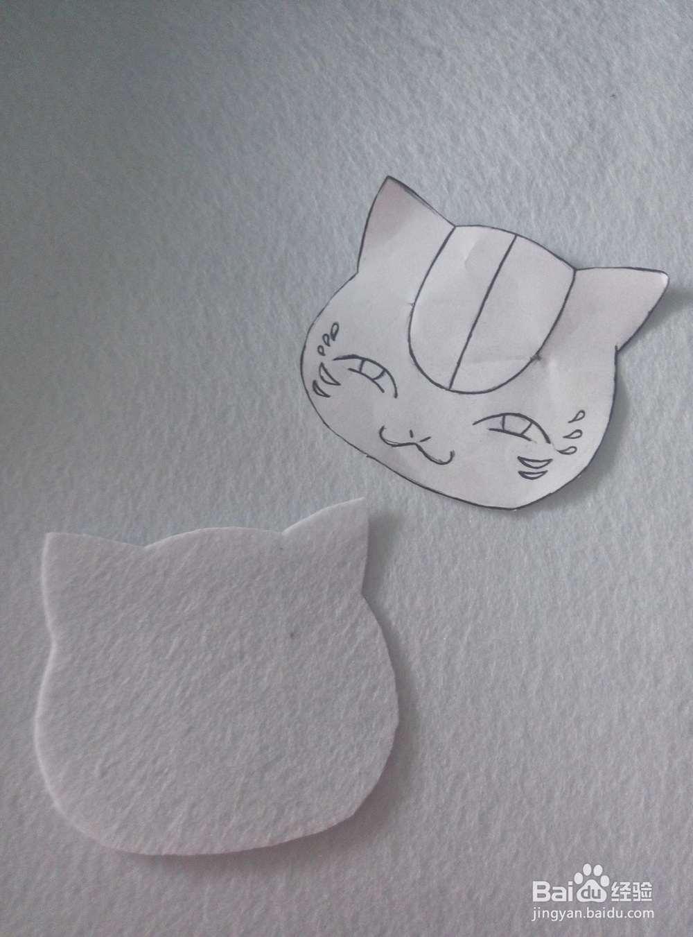 不织布夏目友人帐猫咪老师书签